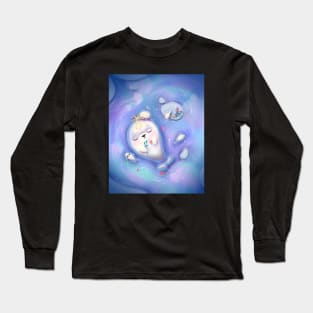 Mommy Seal and her babies Long Sleeve T-Shirt